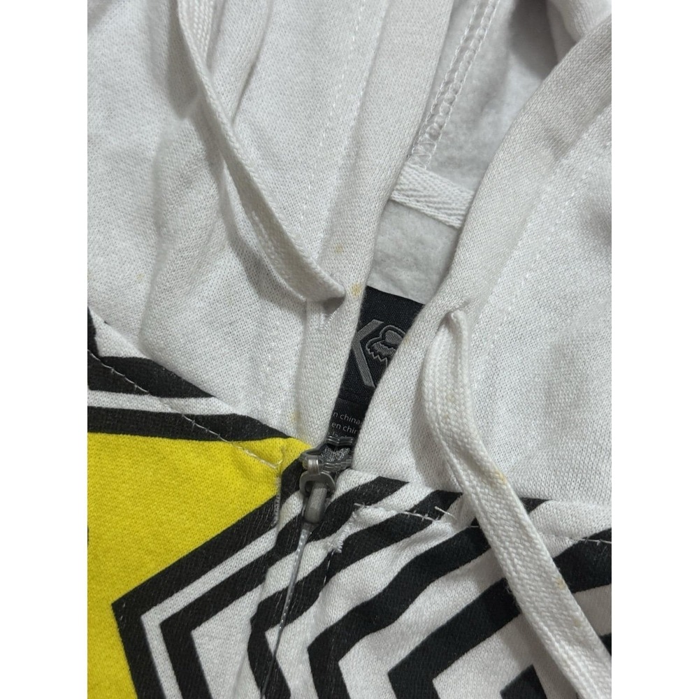 Y2K Fox Racing Rockstar Zip Up Women Hoodie Size M - Picture 10 of 16